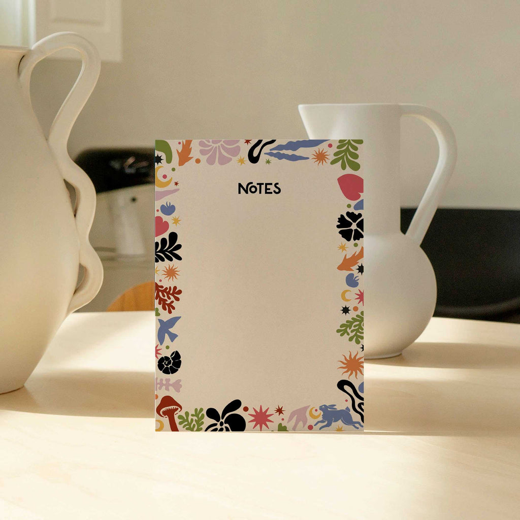 Notepad & To-Do List | Matisse Inspired | Tear Off Notepad | Productivity Pad | A5 Portrait Notepad-4