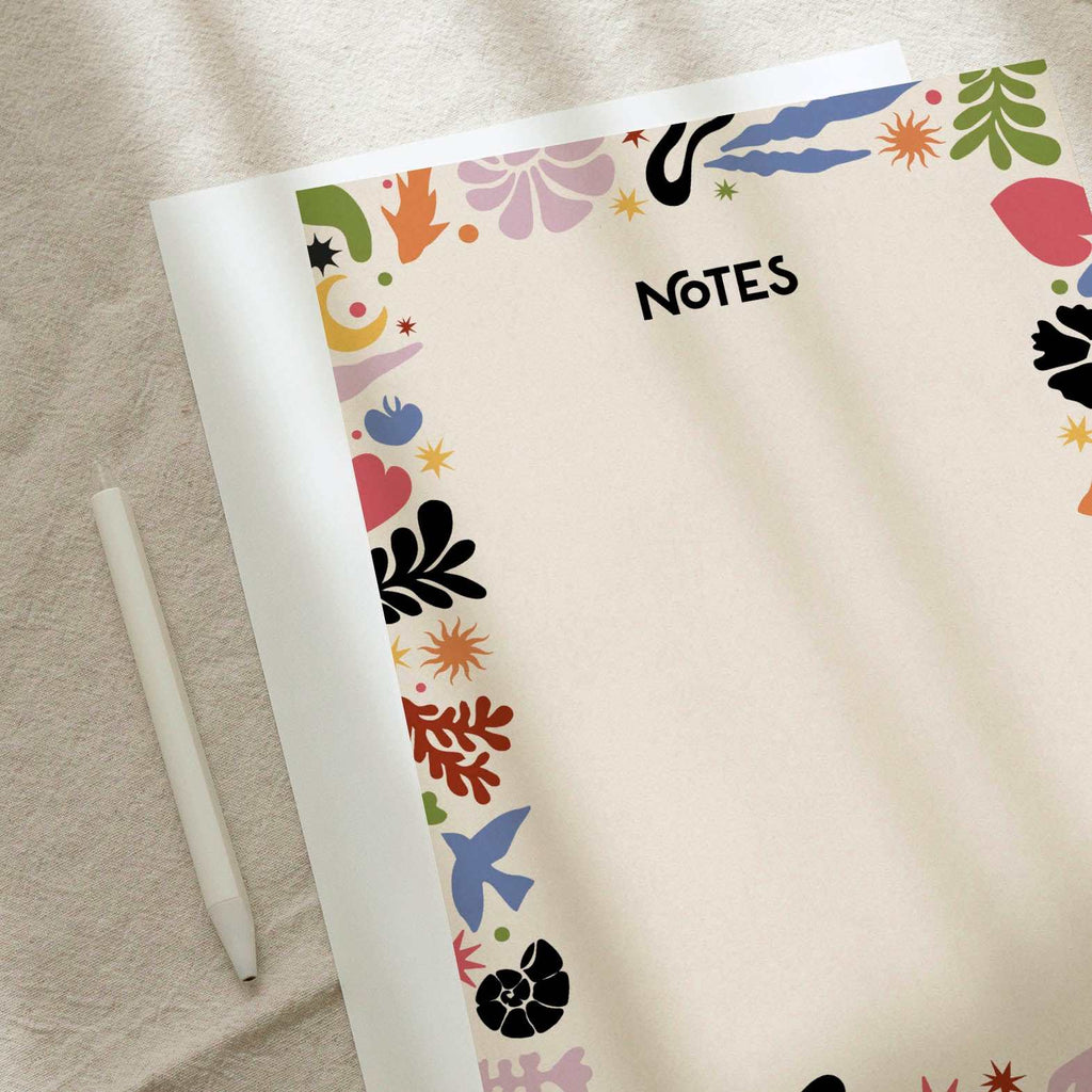 Notepad & To-Do List | Matisse Inspired | Tear Off Notepad | Productivity Pad | A5 Portrait Notepad-1