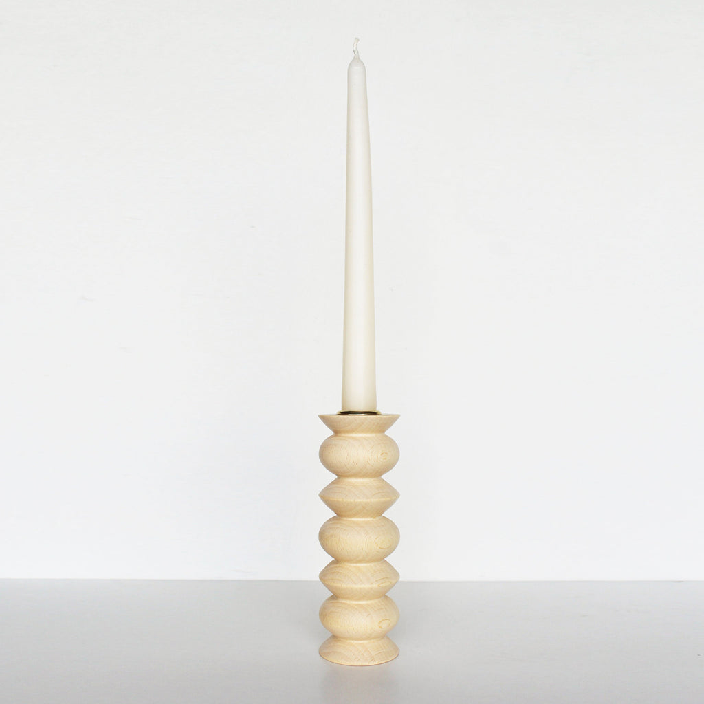 Totem Wooden Candle Holder - Tall Nº 5-2