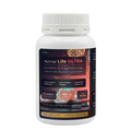 Nutriop Life ULTRA cellular longevity supplement bottle with vegan pullulan capsules for daily health