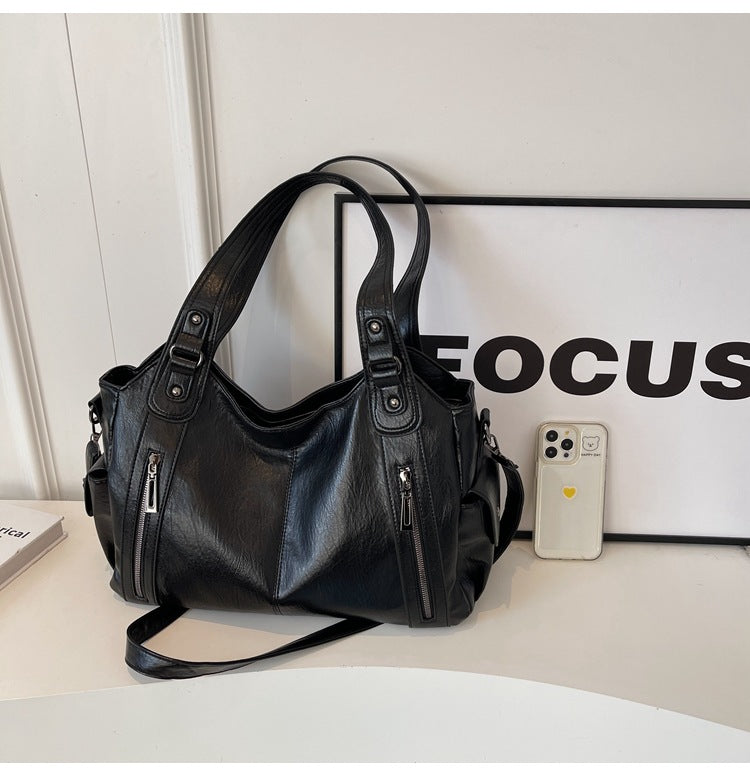 Single-Shoulder Crossbody Bag Large Capacity Tote Bag Women's Commuter Handbag — view 2