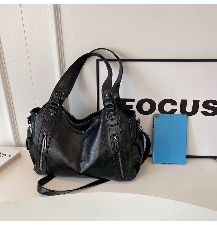Single-Shoulder Crossbody Bag Large Capacity Tote Bag Women's Commuter Handbag — view 3