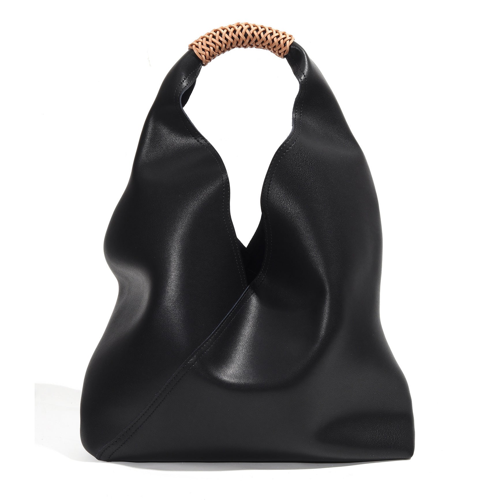 Minimalist commuter shoulder tote bag with sturdy handles for everyday travel and office use — view 2