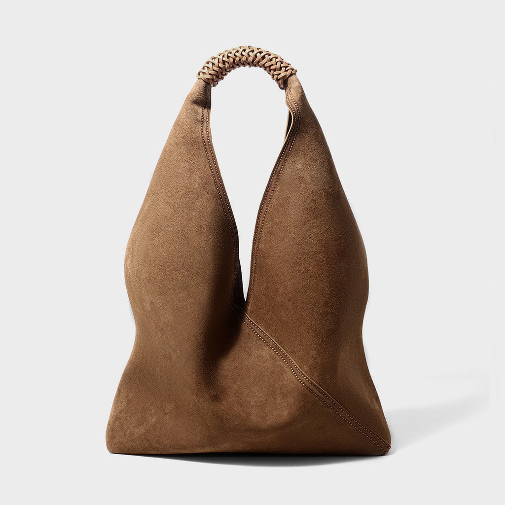 Minimalist commuter shoulder tote bag with sturdy handles for everyday travel and office use — view 5
