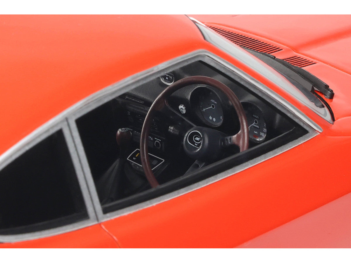 1972 Nissan Fairlady 240ZG 1/18 scale model car in Grand Prix Red resin with rubber tires — view 4