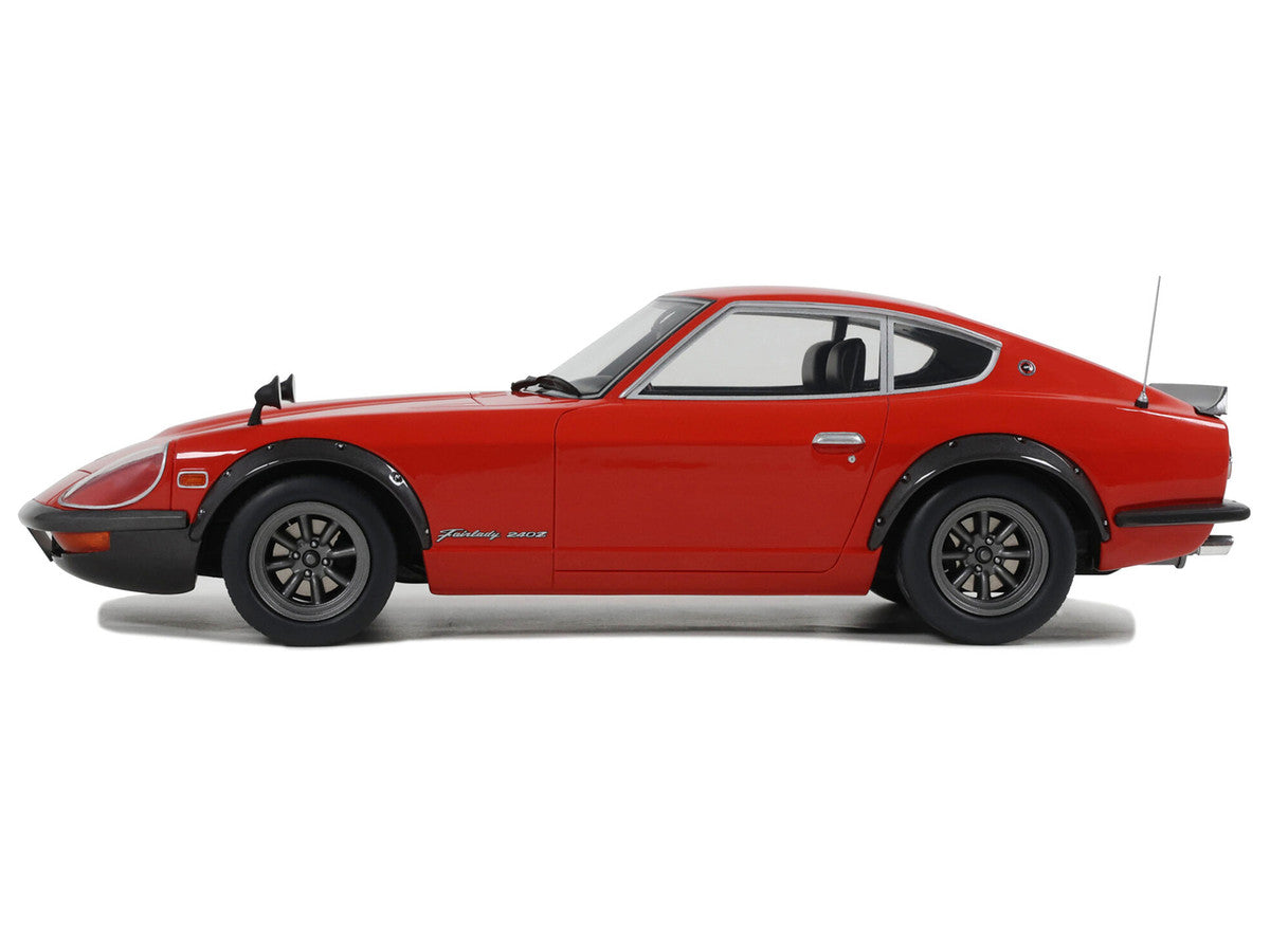 1972 Nissan Fairlady 240ZG 1/18 scale model car in Grand Prix Red resin with rubber tires