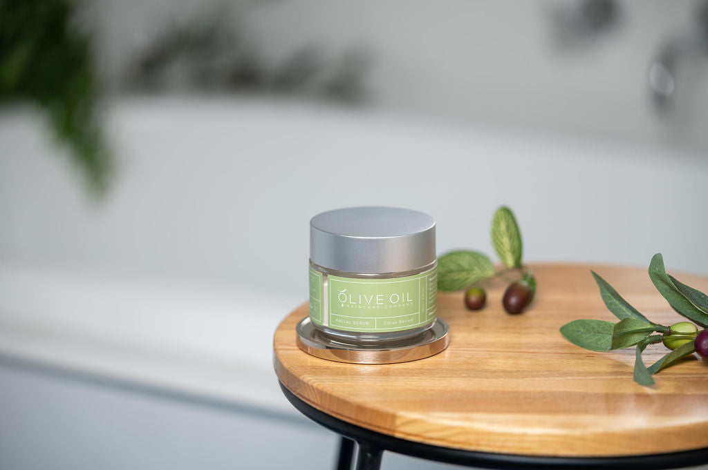 Facial Scrub Citrus Revival 100g, natural exfoliating skin cleanser with olive oil and jojoba beads — view 3