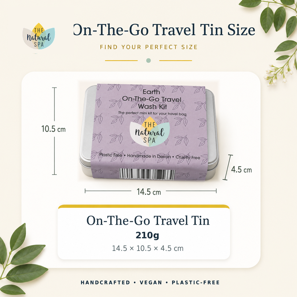 Floral Mini Travel Wash Kit | Natural “On the Go” Shampoo, Conditioner & SoapSet | Vegan, Plastic-Free Hair Care | Perfect Travel Gift-4