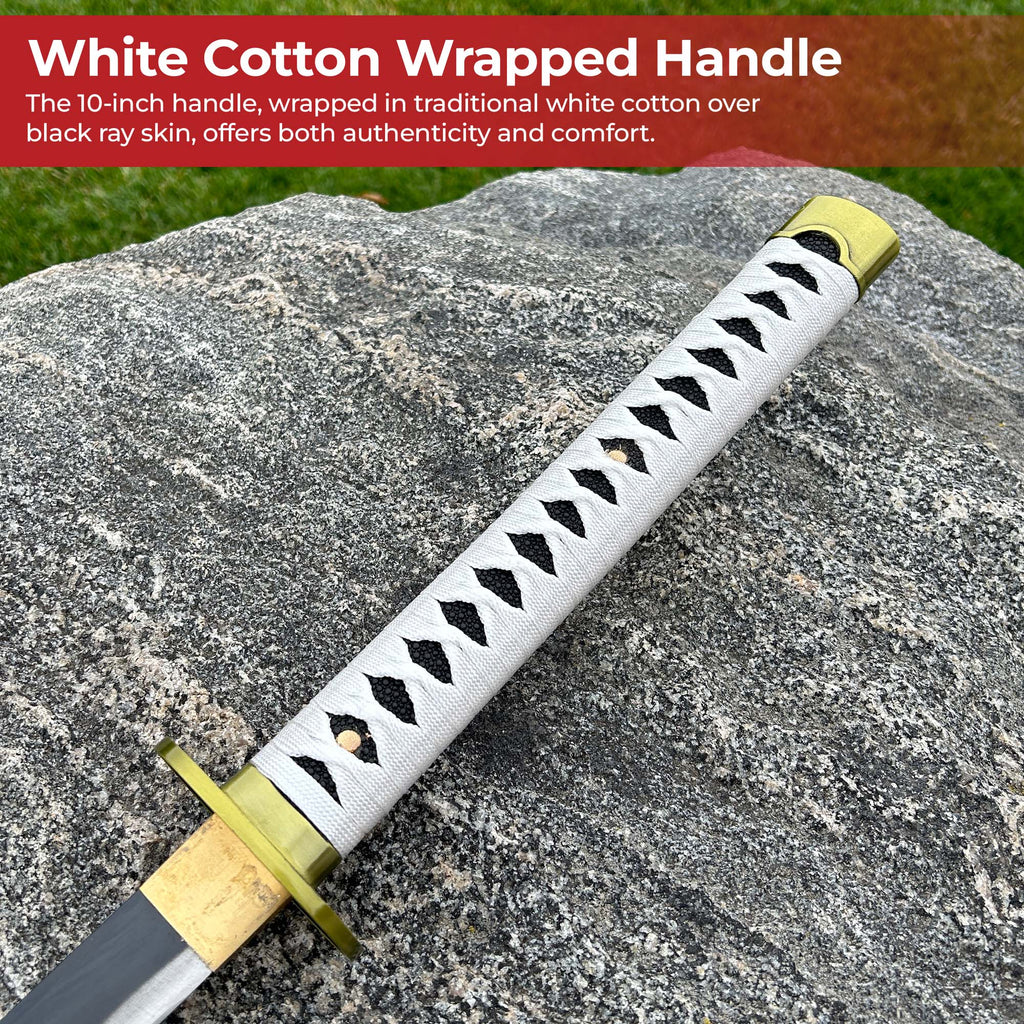 One Piece Zoro Handmade Wado Ichimonji Katana-4