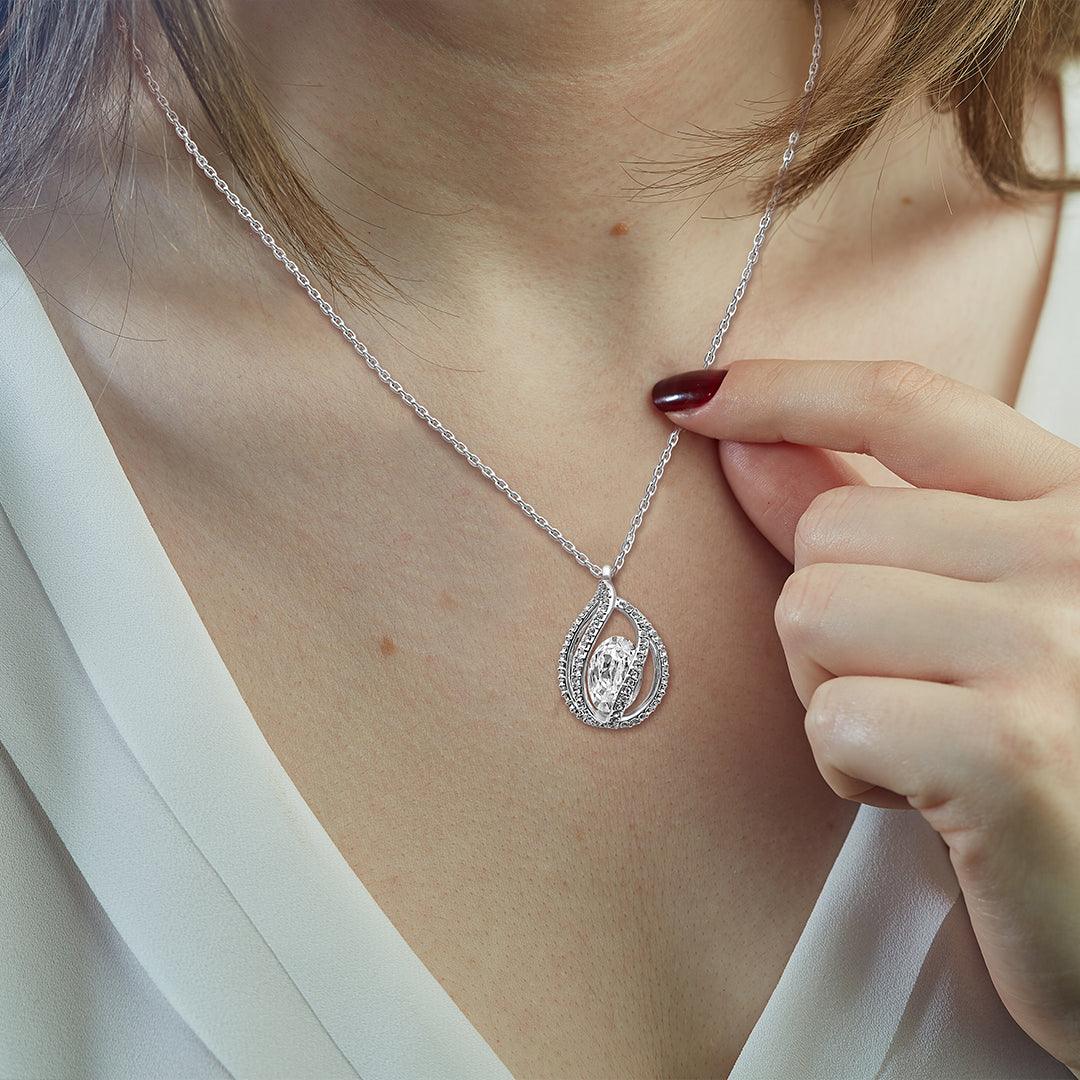 To My Bonus Daughter - You Have My Heart - Orbital Birdcage Necklace-3