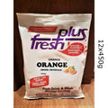Case of twelve premium orange drink and slush mix crystal pouches with vibrant packaging