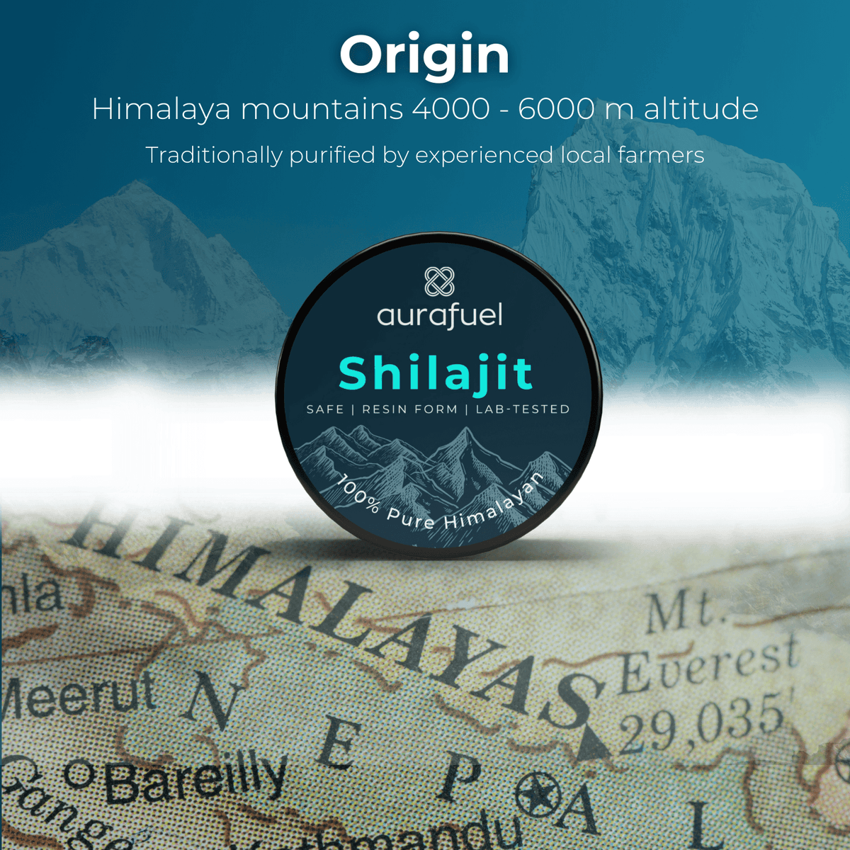 Pure Shilajit Resin from Himalaya - 100% authentic & purified-10