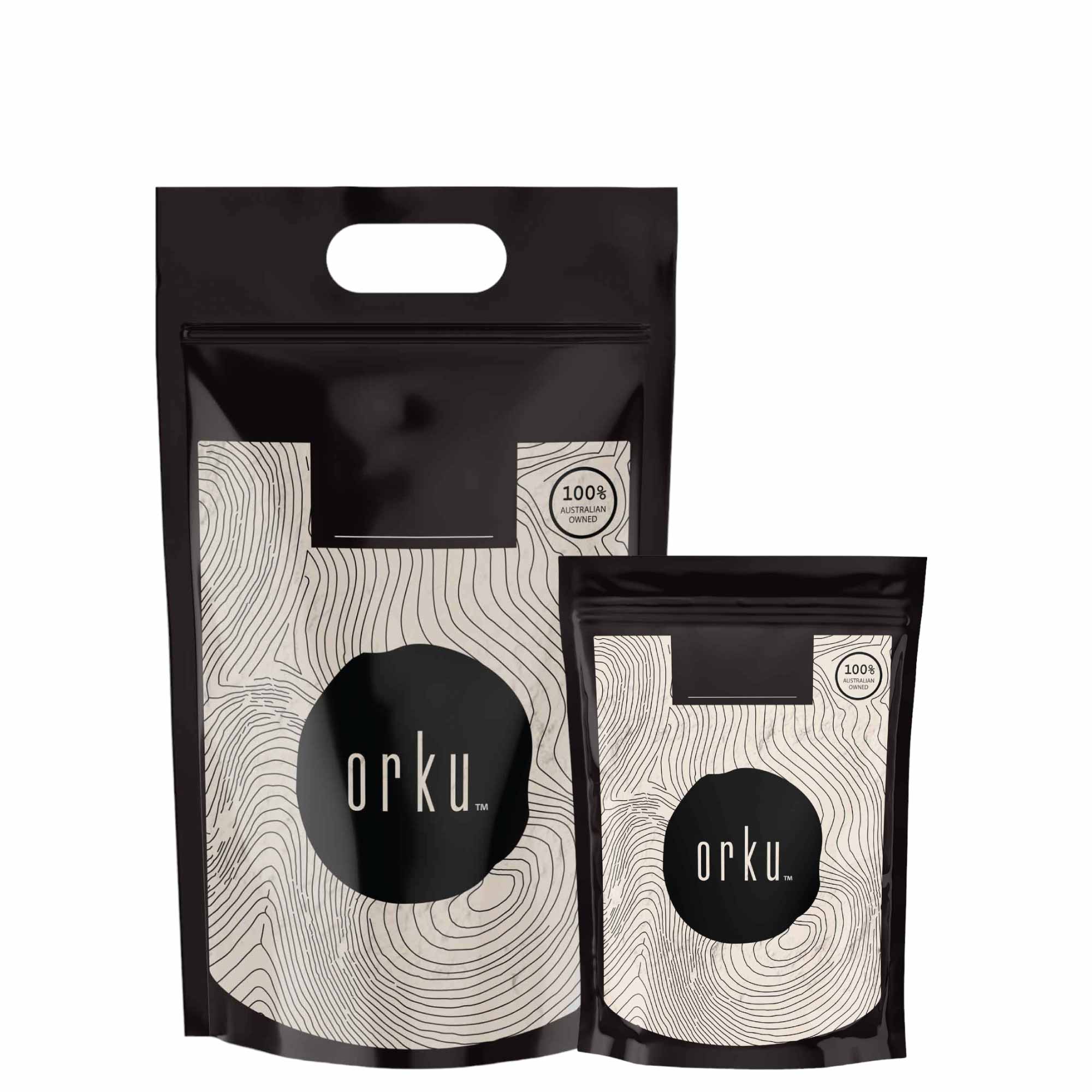 Unflavoured whey protein isolate powder in a resealable bag for daily fitness and optimal nutrition.