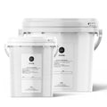 Orku xylitol crystal powder natural sugar substitute in a white bucket for cooking and baking