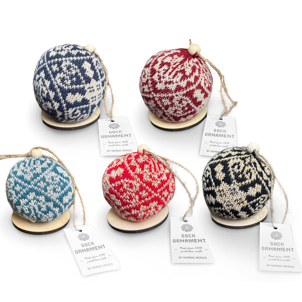 Zelta Knit Christmas Ornaments - 5-Piece Set-0
