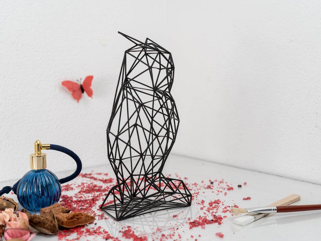 Minimalistic Owl Sculpture-2
