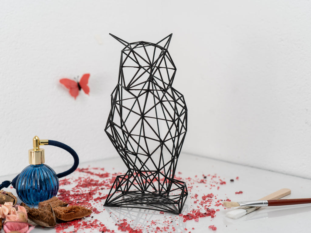Minimalistic Owl Sculpture-4