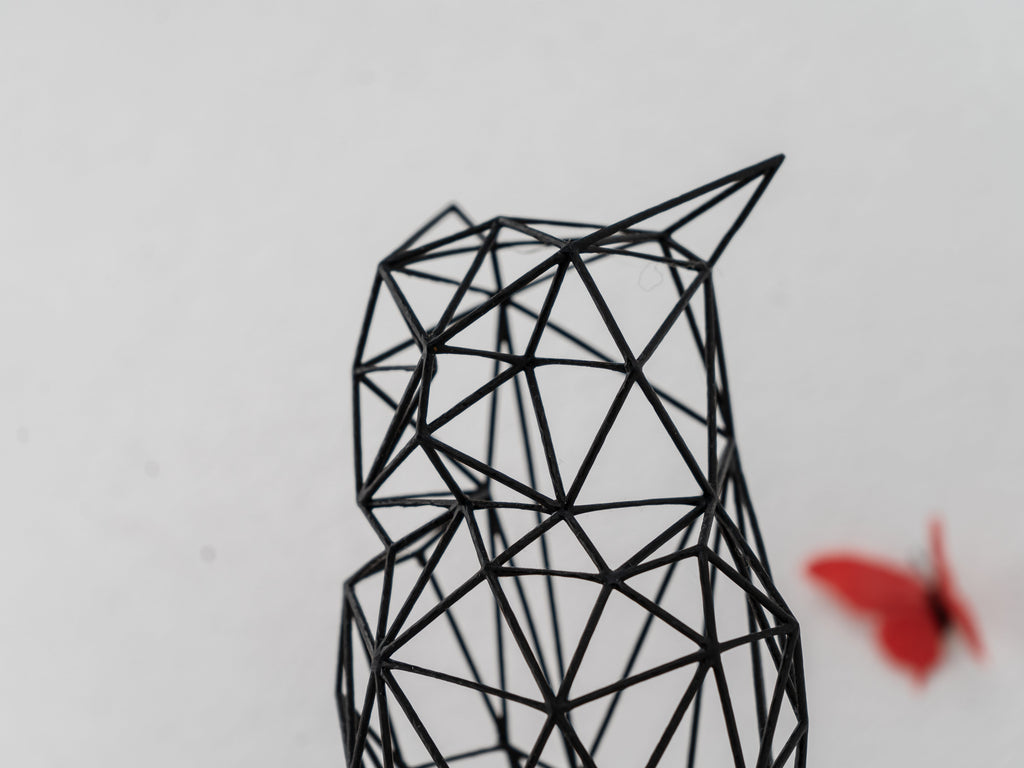 Minimalistic Owl Sculpture-3