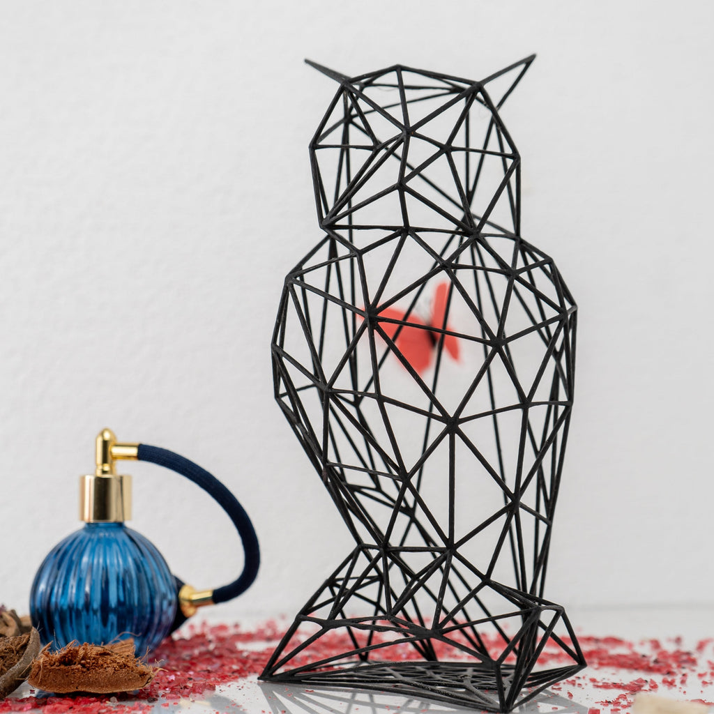 Minimalistic Owl Sculpture-0