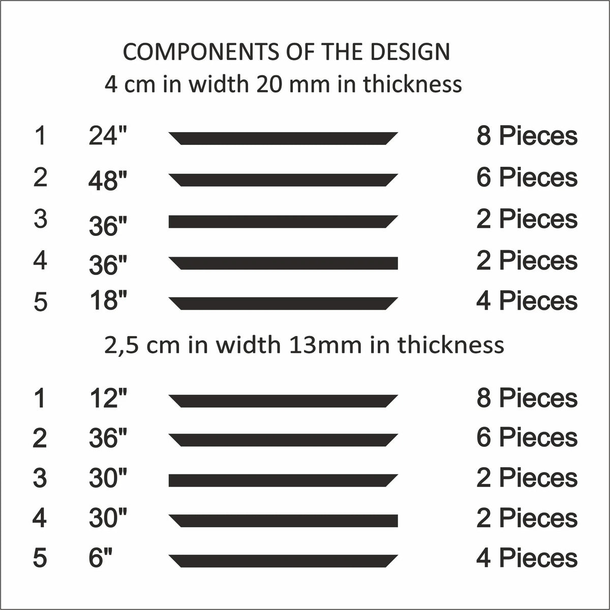 Wall Moulding Kit - 3 Upper & 2 Bottom Frames | Easy Installation-4