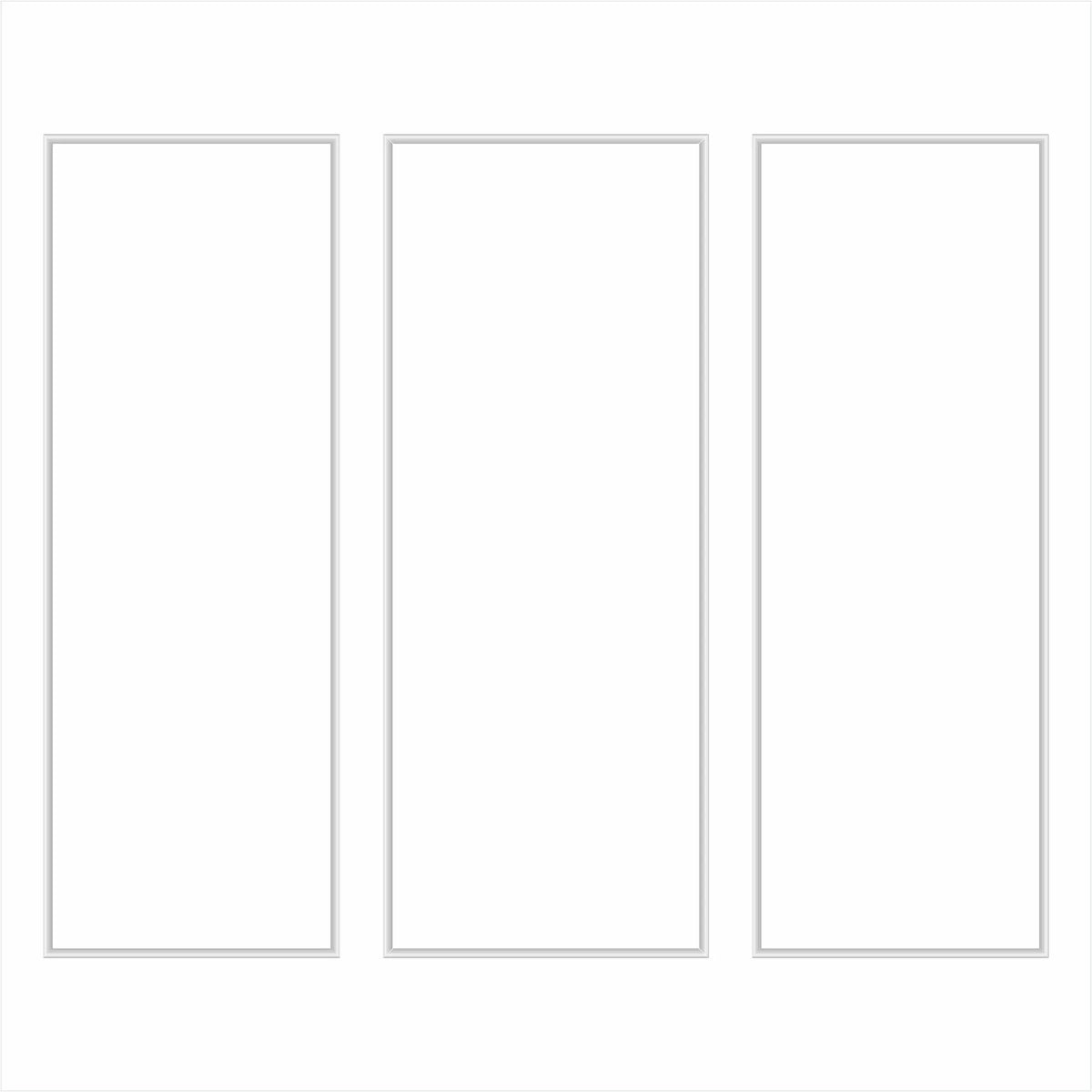 Ready to Assemble Wall Molding Package - 3 Vertical Frames | Easy Installation-4
