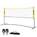 Everfit 10ft portable multi-sport net system with pickleball paddles and carrying bag