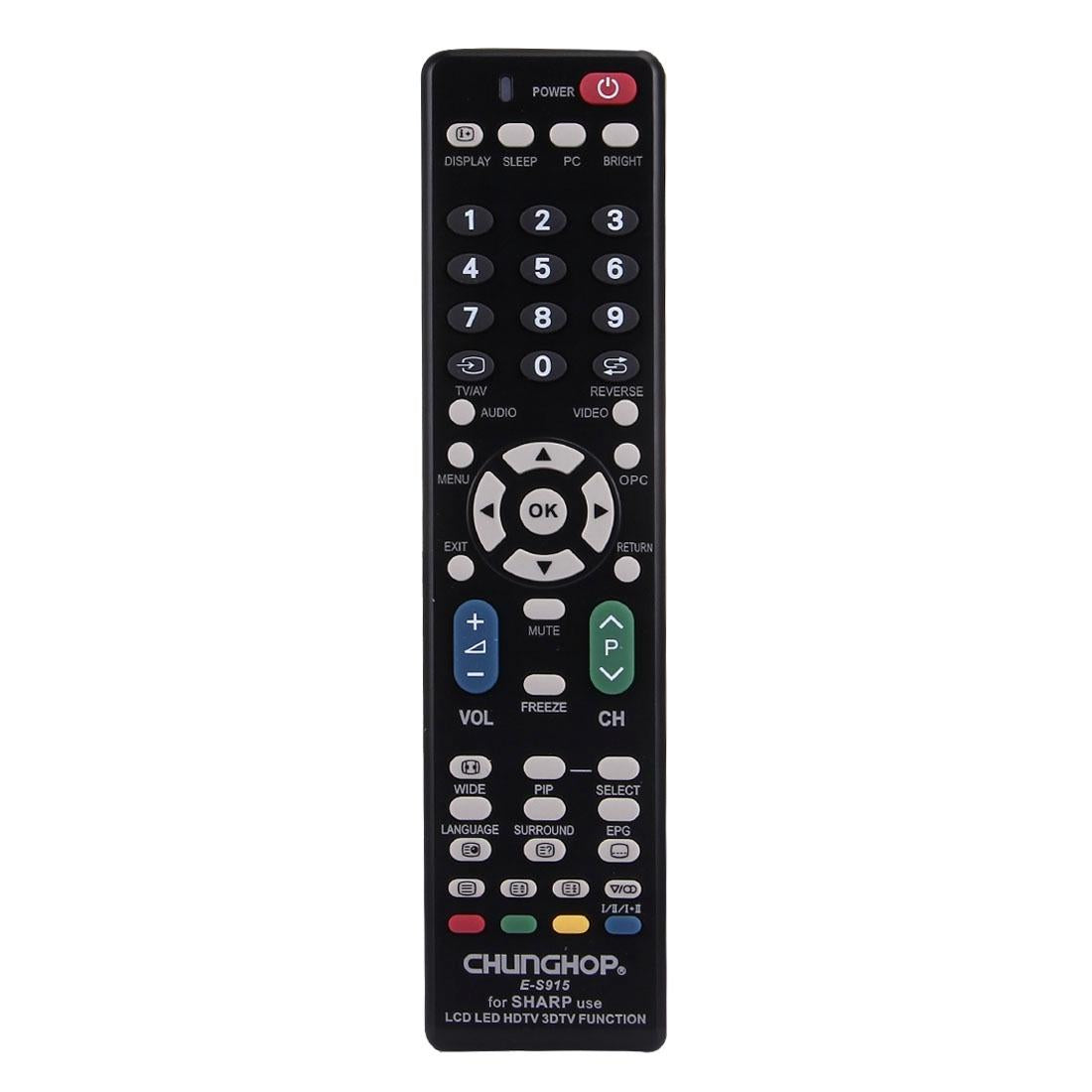 NNEIDS universal replacement remote control for Sharp LED and LCD televisions