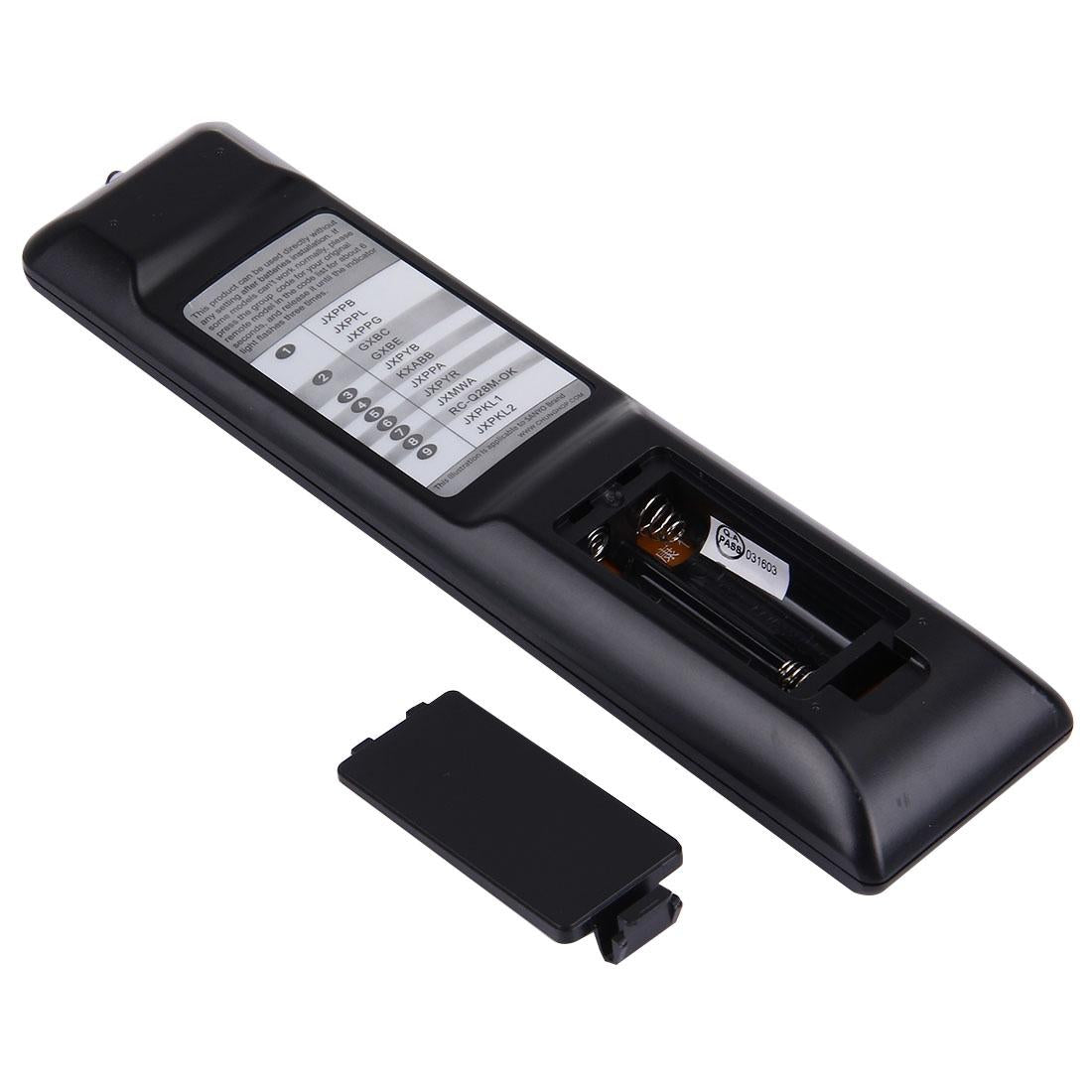 NNEIDS universal TV remote control for Sanyo televisions, featuring black casing and standard button layout. — view 4