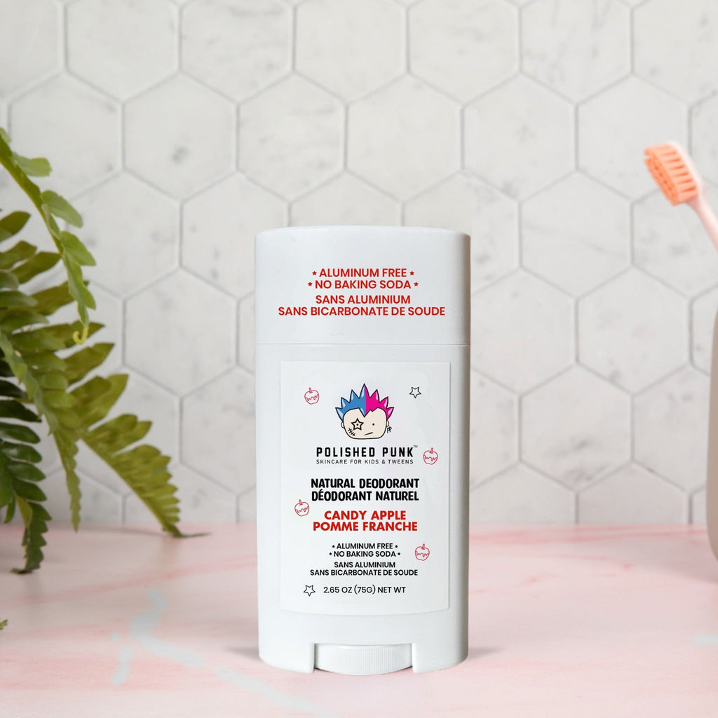 Natural Deodorant in Candy Apple Aluminum Free Baking Soda Free-0
