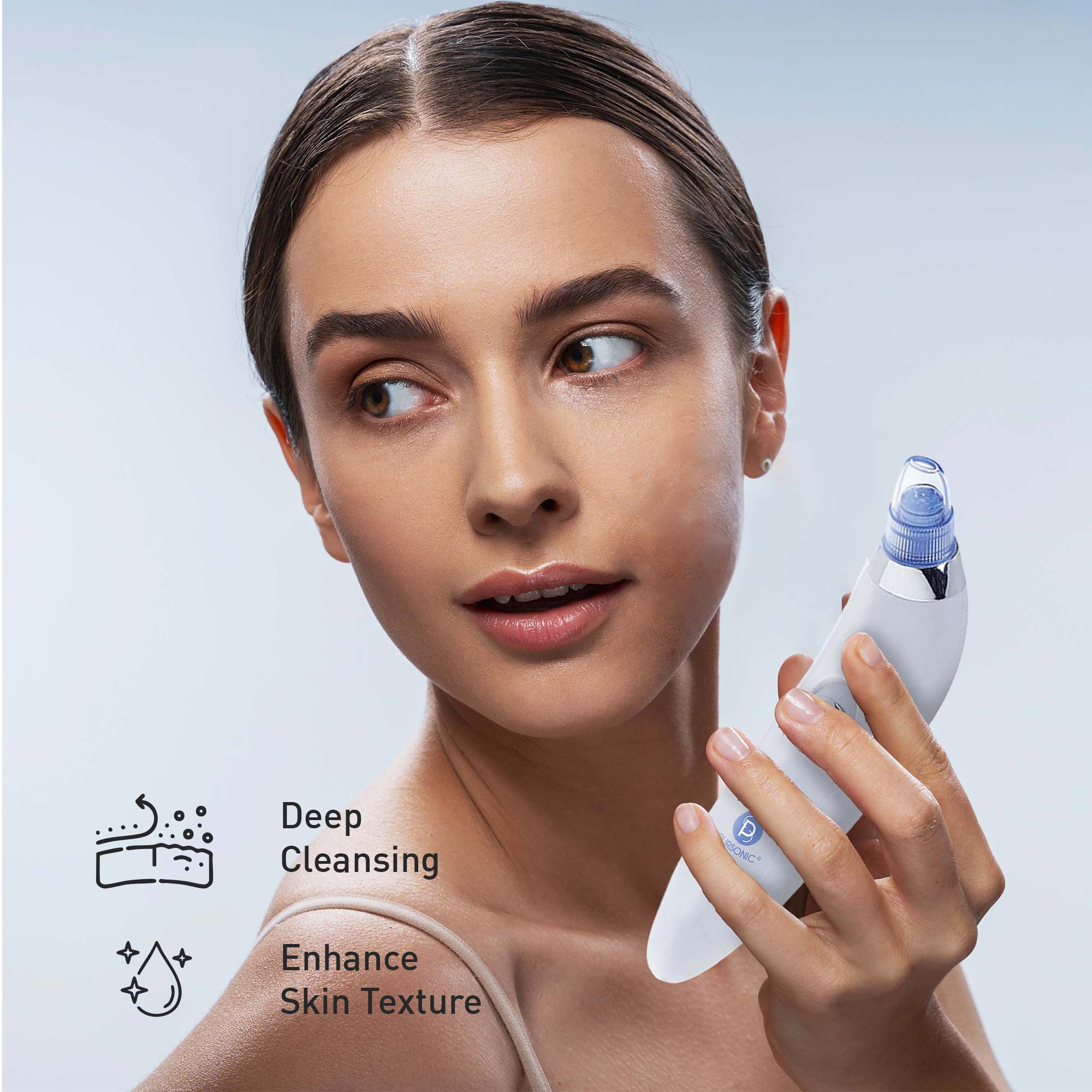 Pursonic daily detox personal care kit featuring pore vacuum bamboo toothbrushes facial brush and mud mask — view 4
