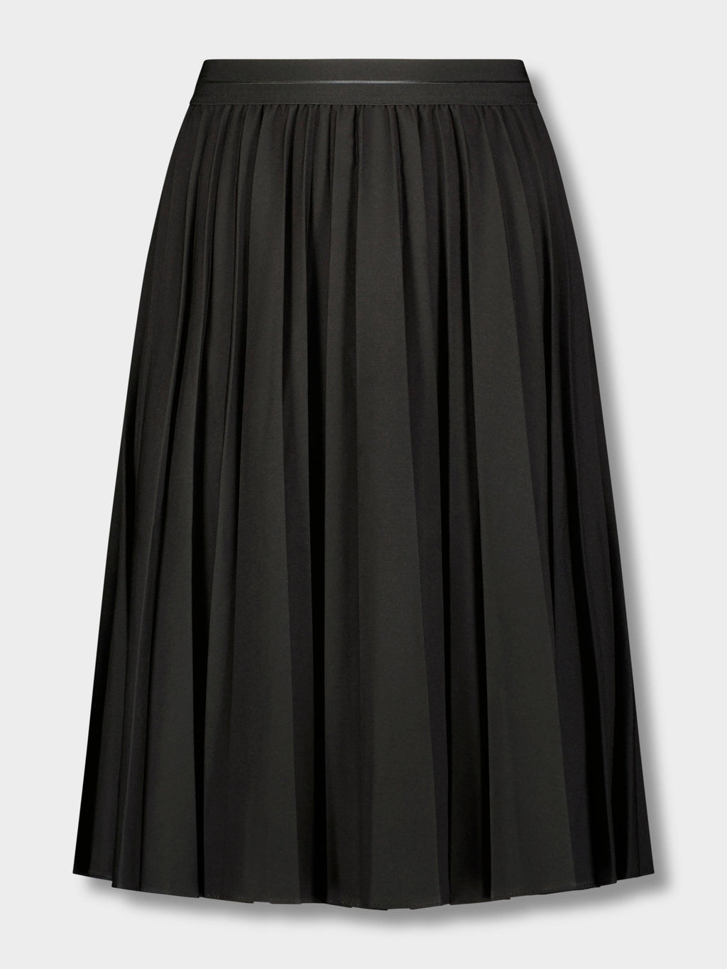 PLEATED SKIRT 27"- BLACK-0