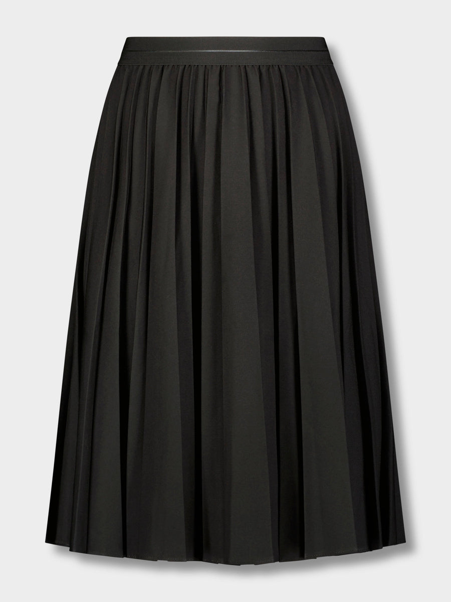 PLEATED SKIRT 27"- BLACK
