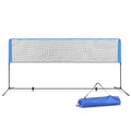 Everfit 4m portable sports net with adjustable black steel frame and PE mesh for outdoor games