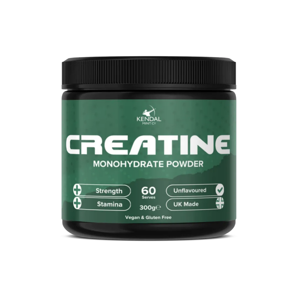 300g pouch of unflavoured creatine monohydrate powder for fitness recovery and strength training