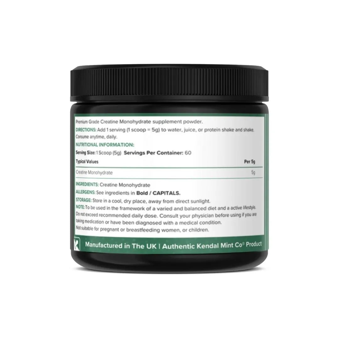 300g pouch of unflavoured creatine monohydrate powder for fitness recovery and strength training — view 5