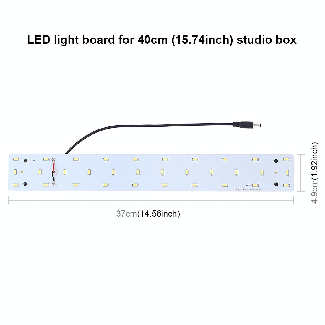 NNEIDS 40Cm Studio Tent Light Panel - 15W 1200Lm 32 Smd 5730 5500K Aluminum Base