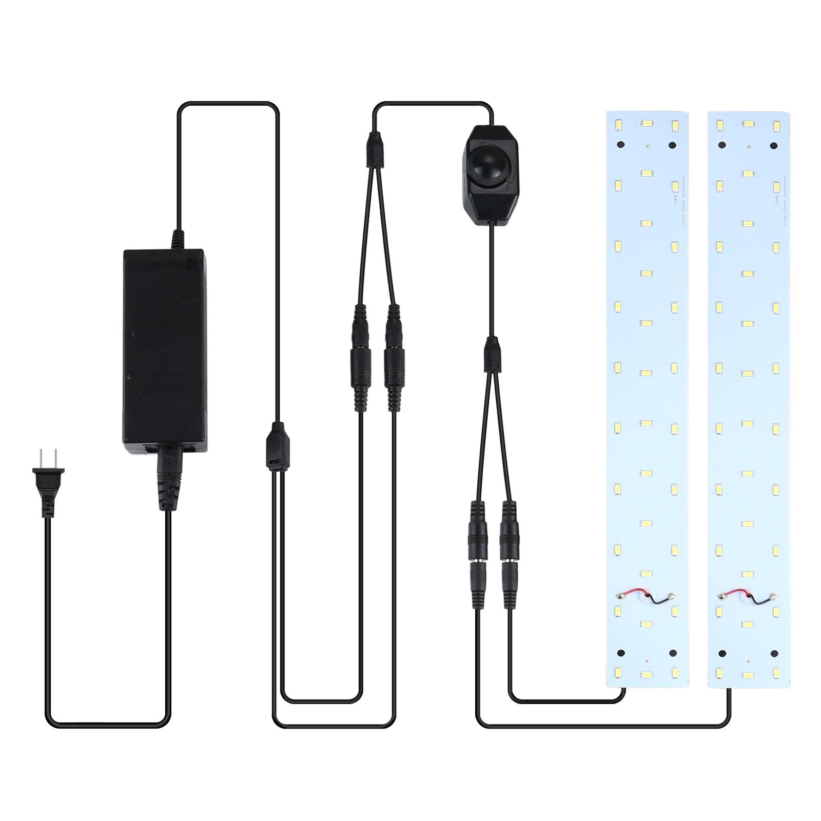 NNEIDS LED strip light dimmer controller with rotary knob and 5.5mm DC interface connections. — view 5