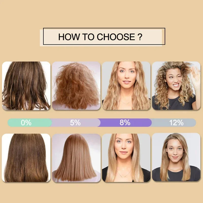 Brazilian keratin hair treatment 1000 ml bottle for straightening deep curly hair and frizz control — view 4
