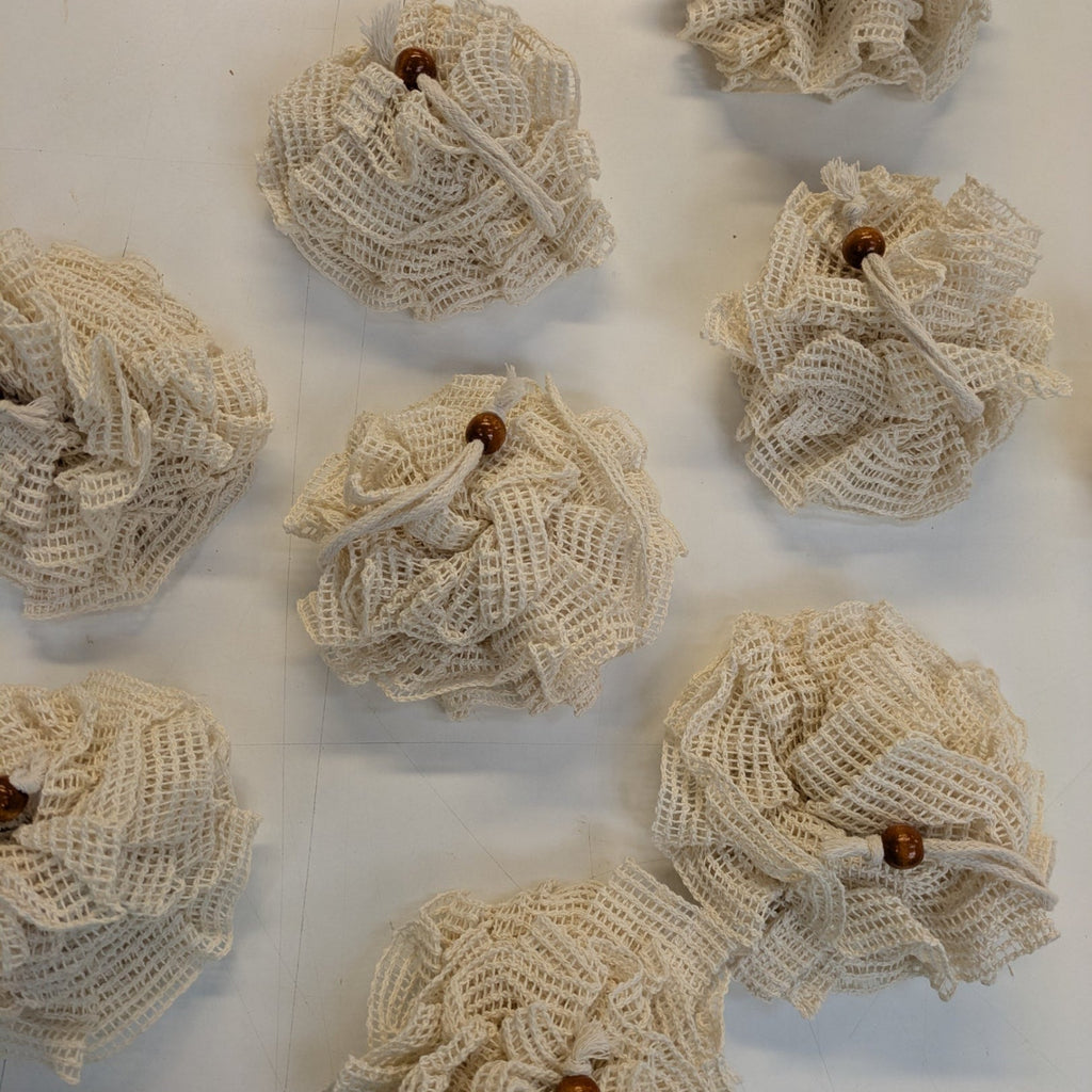 Rami Shower Puff – Exfoliating, Reusable & Eco-Friendly-1