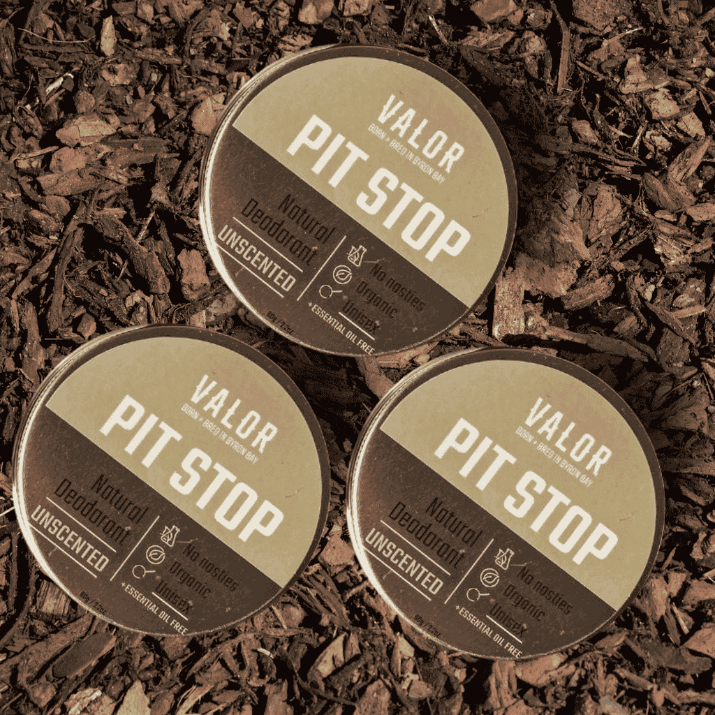 Tin of unscented natural deodorant paste made with organic shea butter and coconut oil — view 4