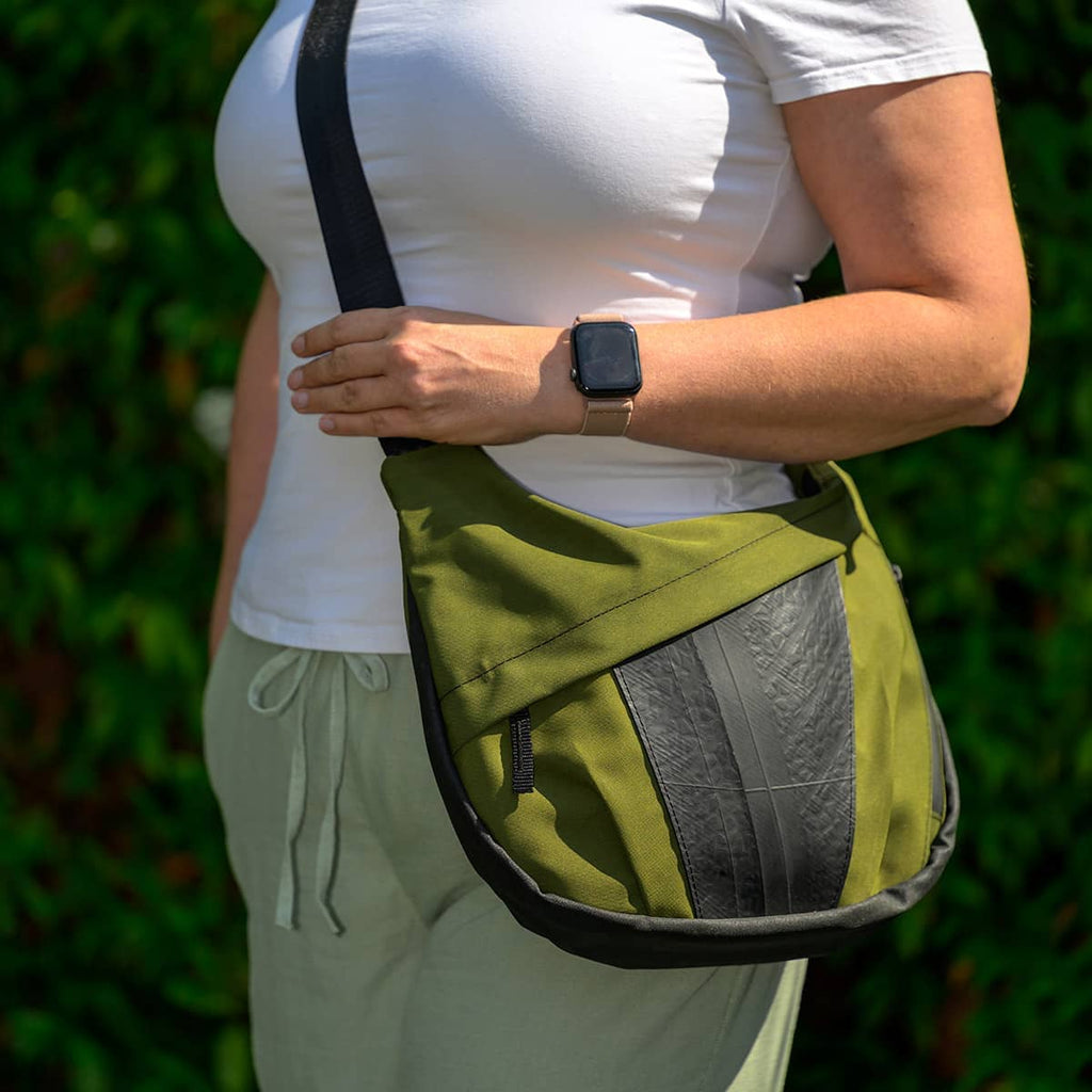 Jalan Upcycled Crossbody Sling Hobo Bag-1