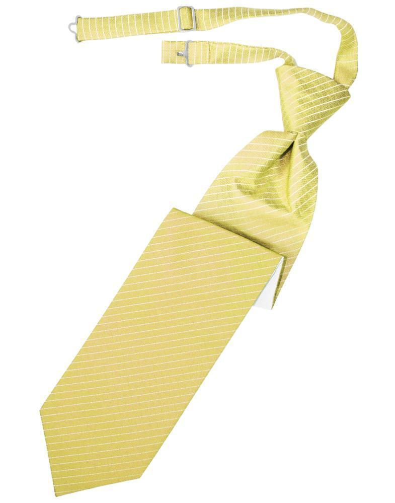 Palermo kids pre-tied necktie with a diagonal diamond grid pattern and adjustable sizing band — view 4