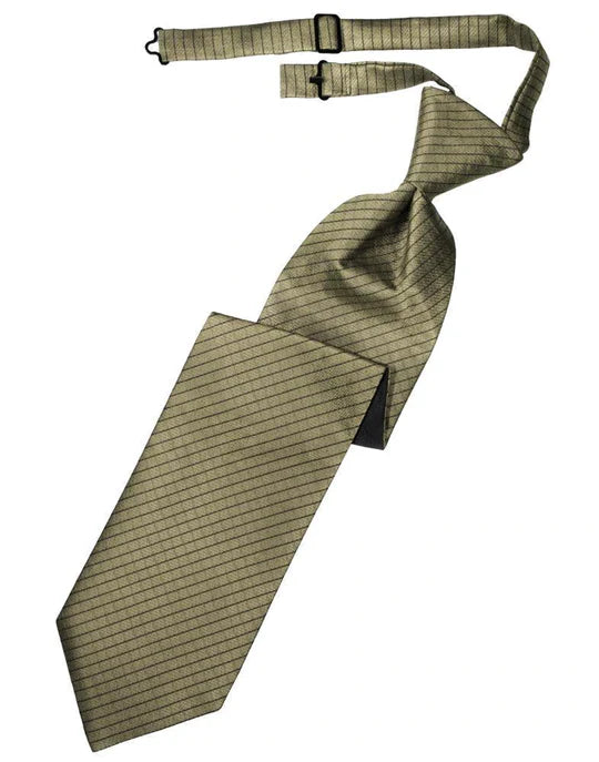 Palermo kids pre-tied necktie with a diagonal diamond grid pattern and adjustable sizing band — view 5