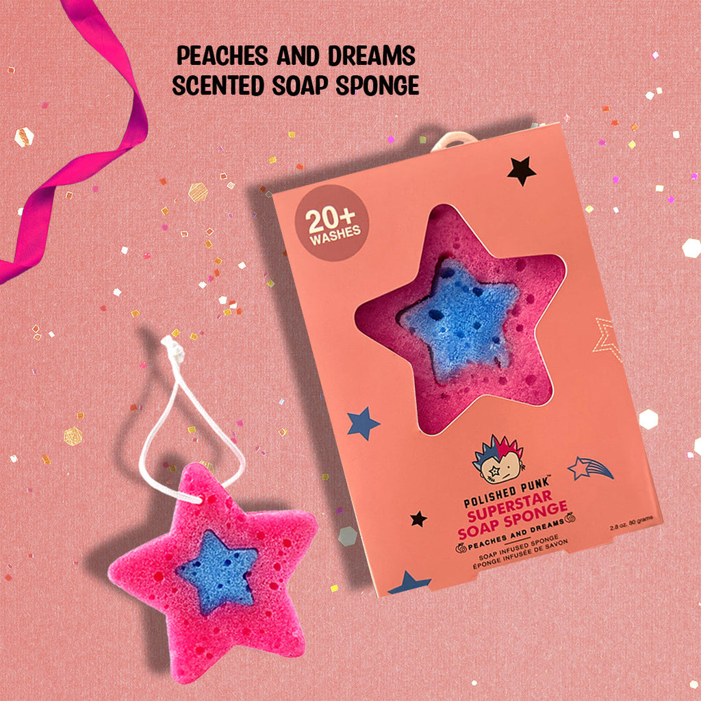 Superstar Soap Sponge in Peaches And Dreams-2