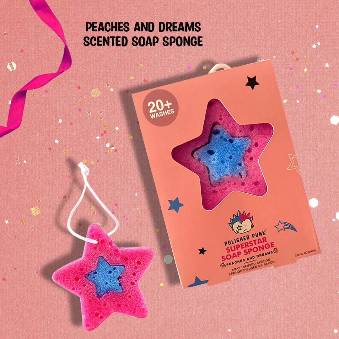 Superstar Soap Sponge in Peaches And Dreams-2