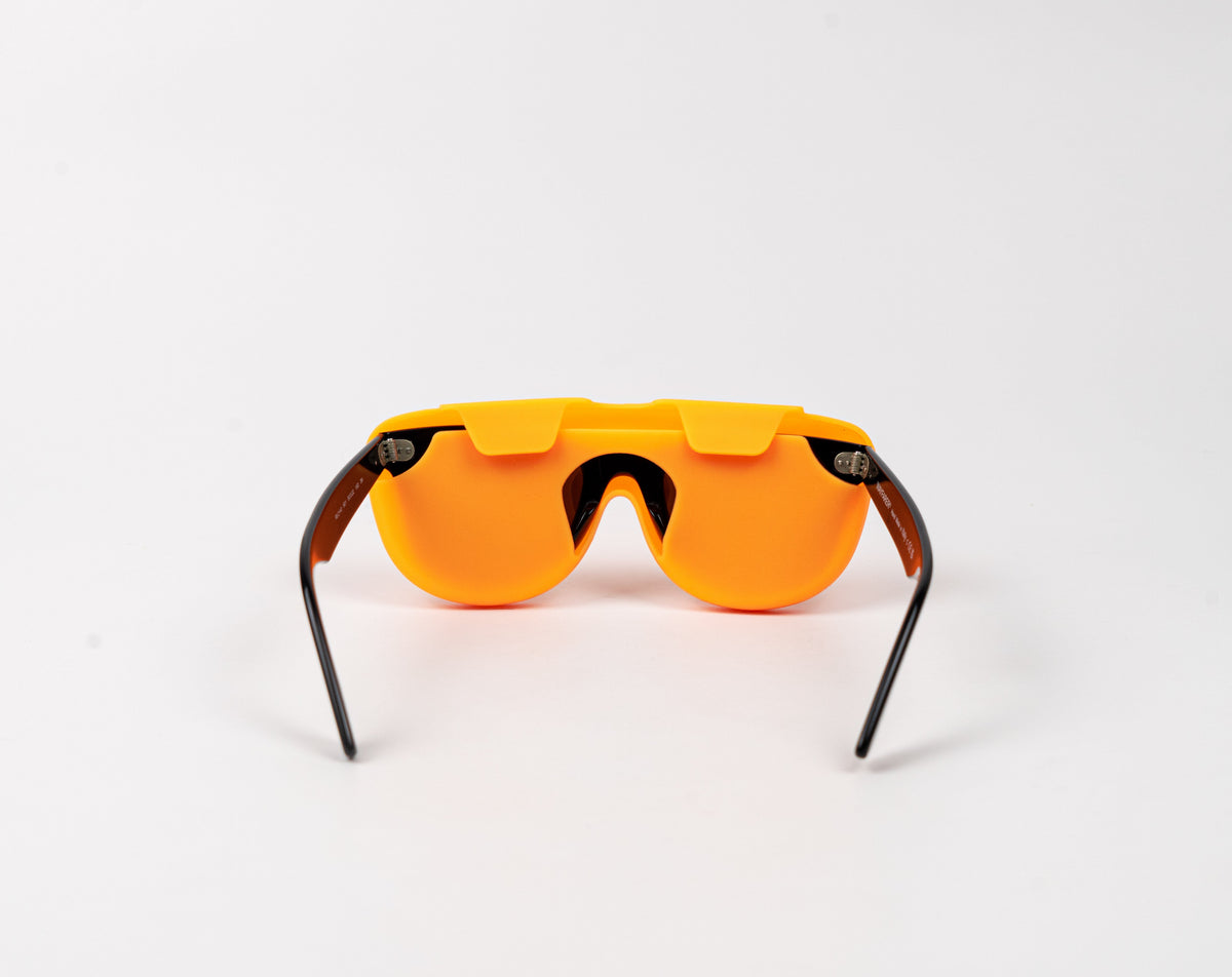 Funda de gafas de silicona flexible - Orange Peach-1