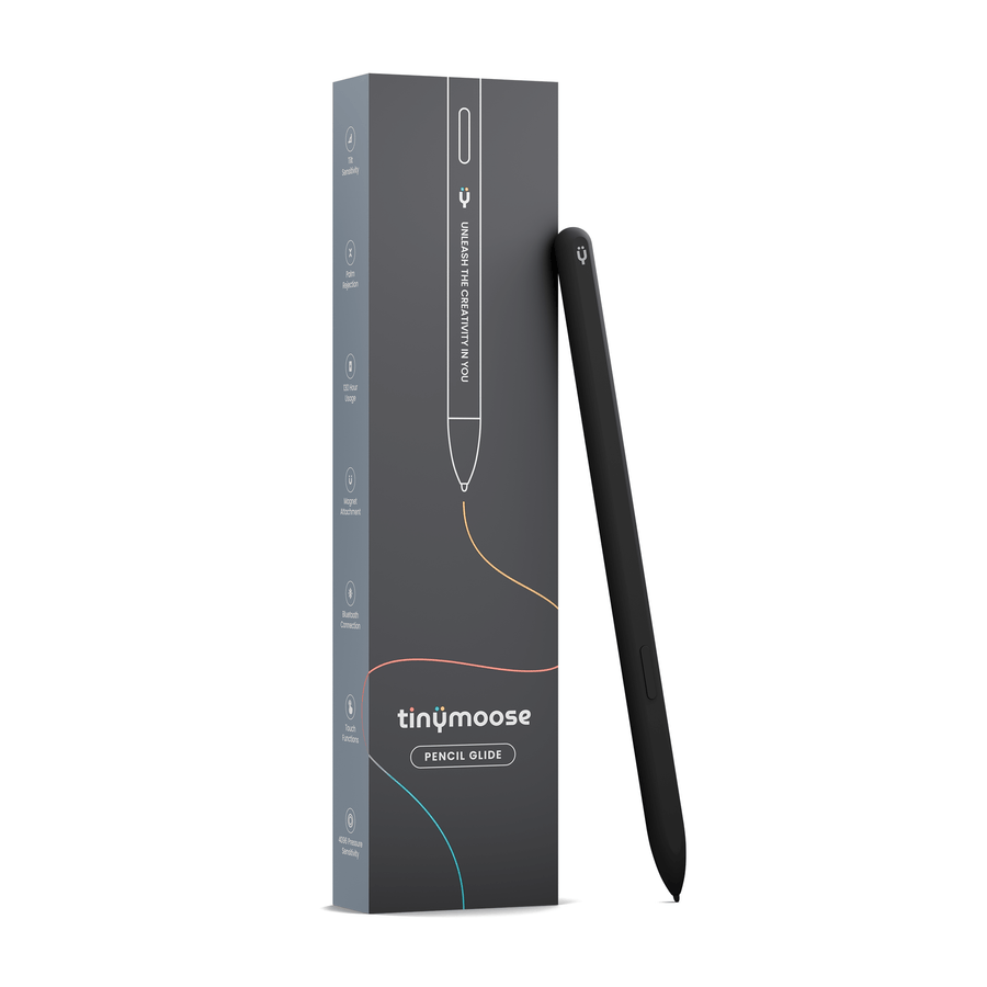 Pencil Glide | (Midnight Black) Compatible with Samsung Galaxy Tab S7, S8, S9 & other EMR-supported tablets