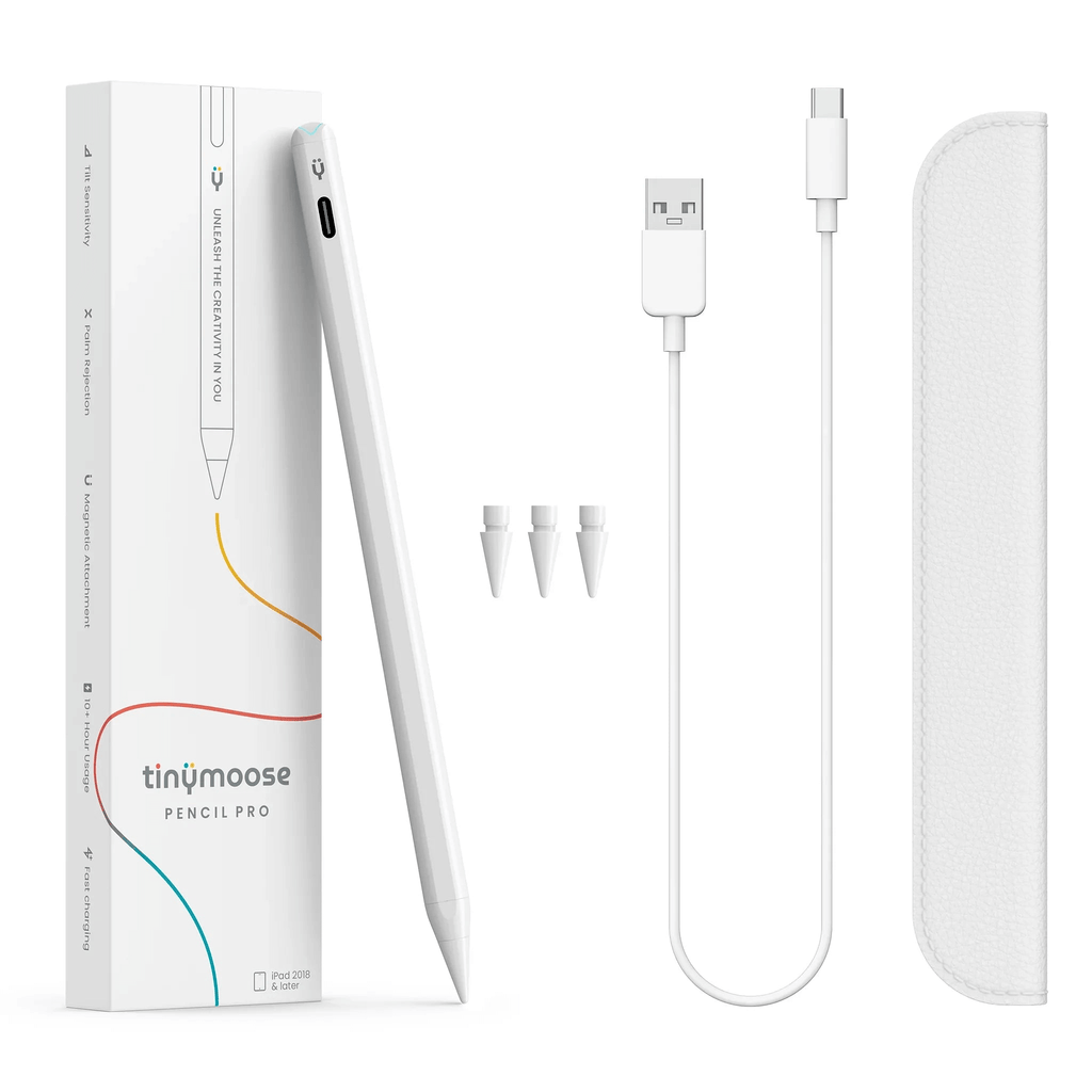 Pencil Pro - iPad Pen With USB-C Charging | Pearl White-3