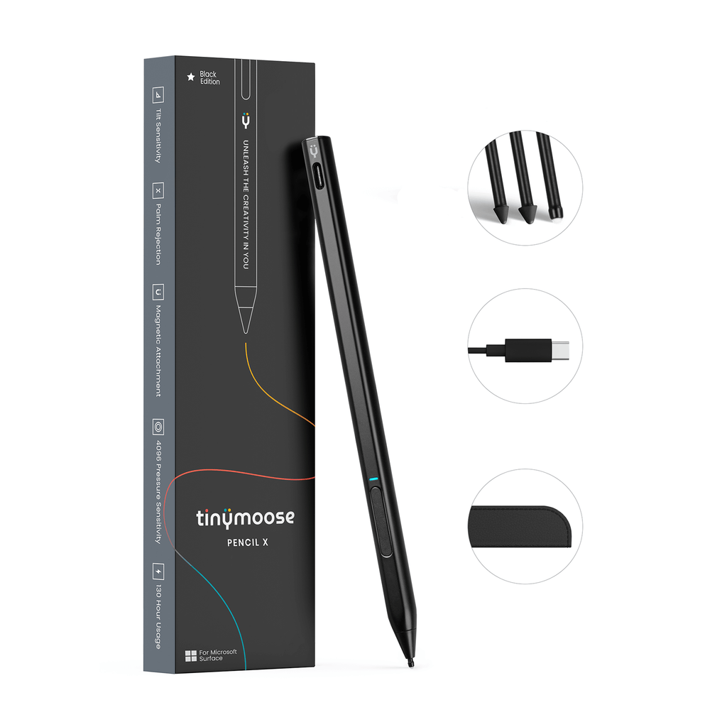 Pencil X – For Microsoft Surface Devices Supporting MPP Protocol - Black-3