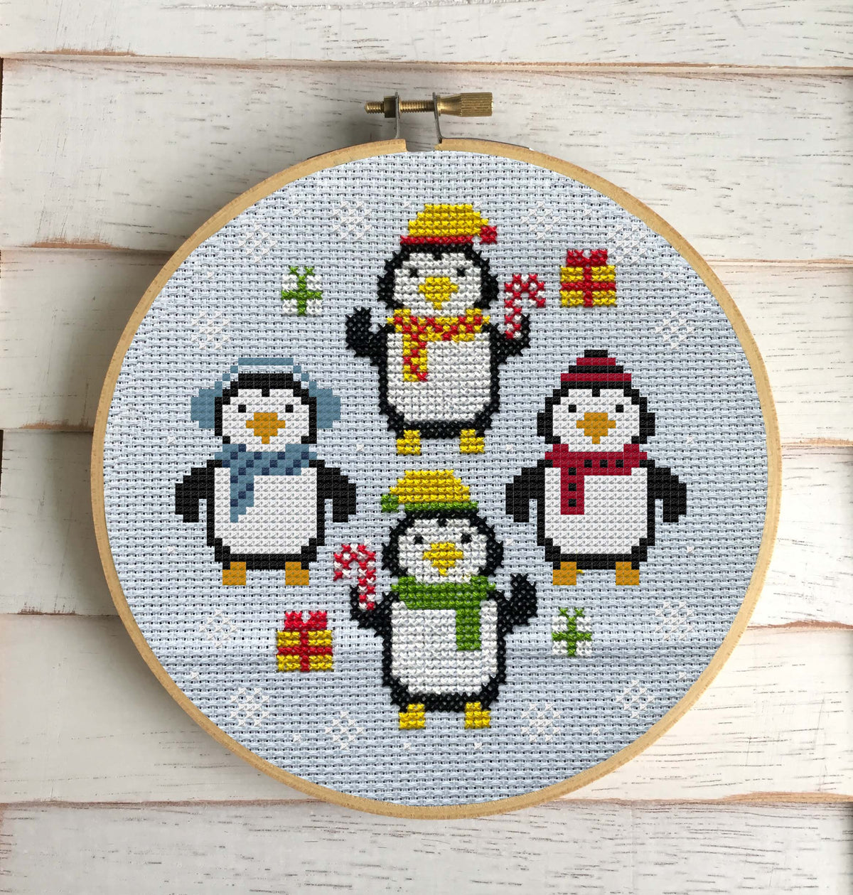 Penguin Party Cross Stitch Kit-0